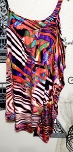 True light Womens Mini Colorful strtchy dress size  Large